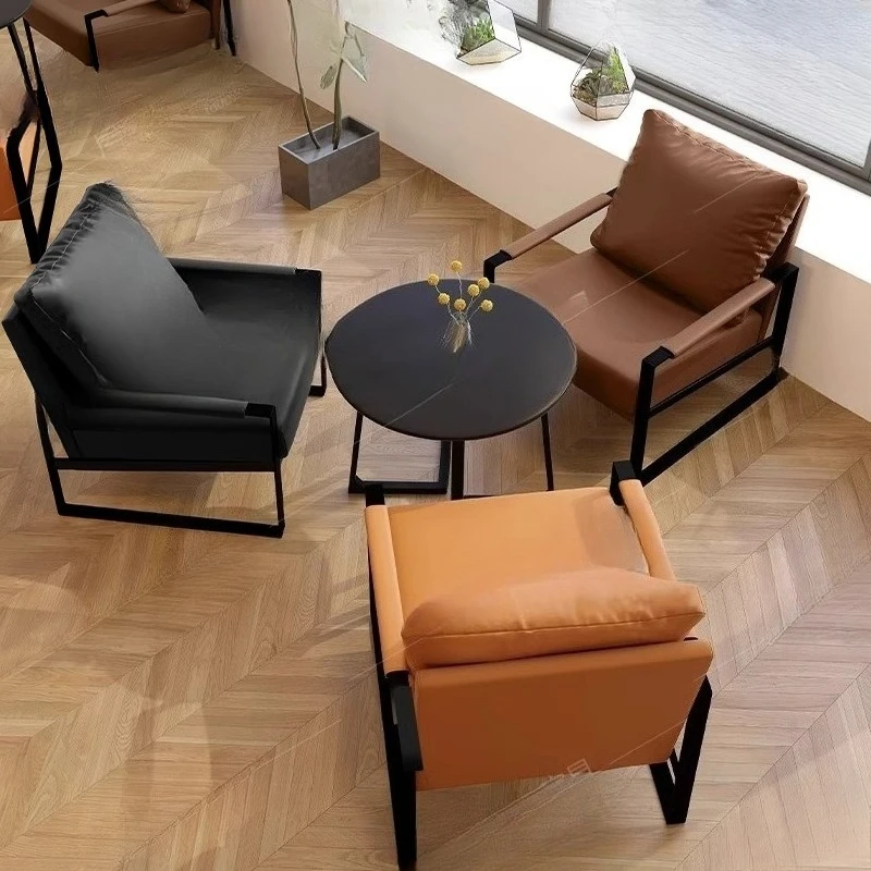 

Cafe table and chair combination milk tea shop sofa seat