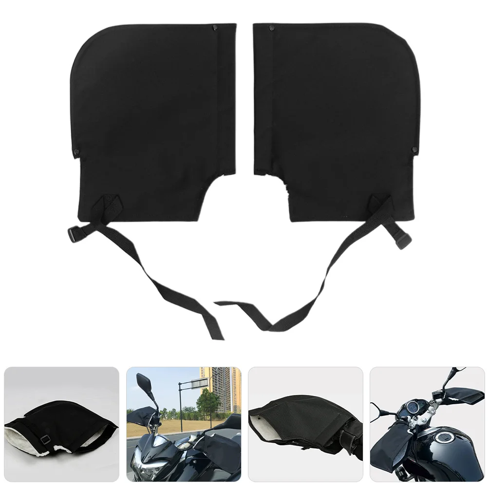 

2Pcs Windproof Gloves Ergonomic Waterproof Build for Motorbike E-Scooter Bicycle Handlebar Winter Riding Gear
