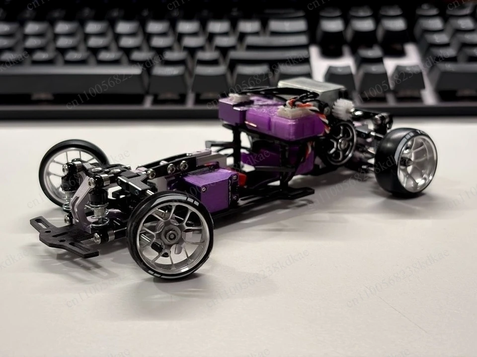 1/24 1/28 RWD Rear Wheel Drive Drift RC Car Chassis Frame Mini Remote Control Racing Model Frame Kit