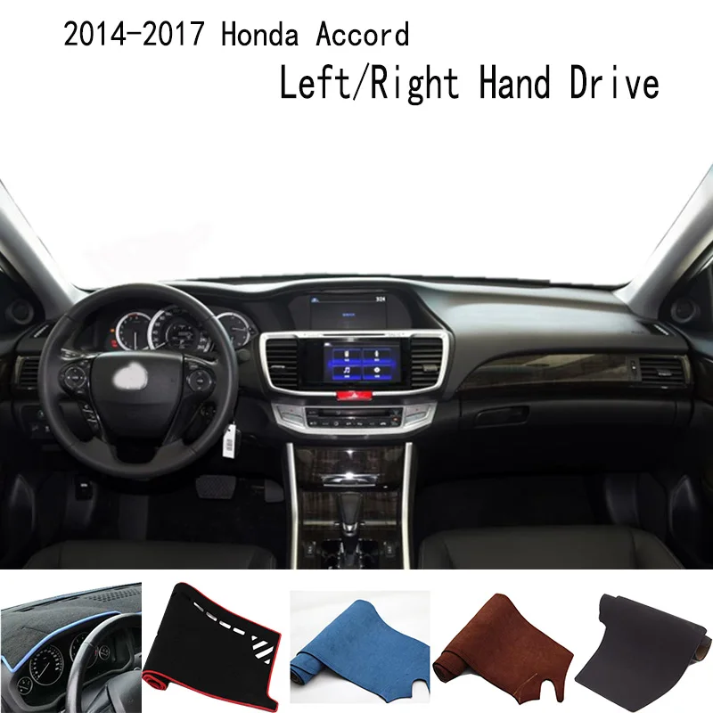 

For Honda Accord IX Mk9 CR1 E85 CR2 2014-2017 Accessories Dashboard Cover Instrument Panel Dash Mat Dashmat Protective Pad