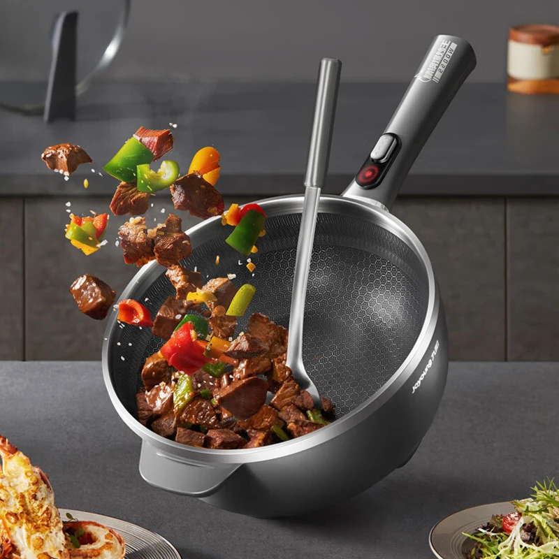 

Electric wok electric wok all-in-one non-stick pan multi-functional cooking pot electric hot pot household large