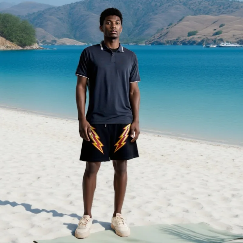 

3D Printed Men's Beach Board Shorts Fitness Training Sports Shorts Women's Summer Gym Jogging Speed Drying Casual Shorts