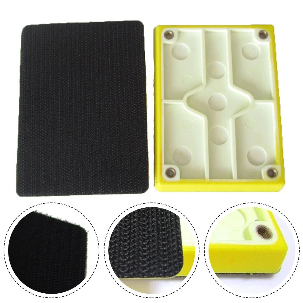 ยี่ห้อใหม่ Sanding Pad เครื่องมือขัด 70*100 มม.อุปกรณ์เสริม PU สี่เหลี่ยมผืนผ้า 1 PC สําหรับขัดขัดเครื่องมือขัด