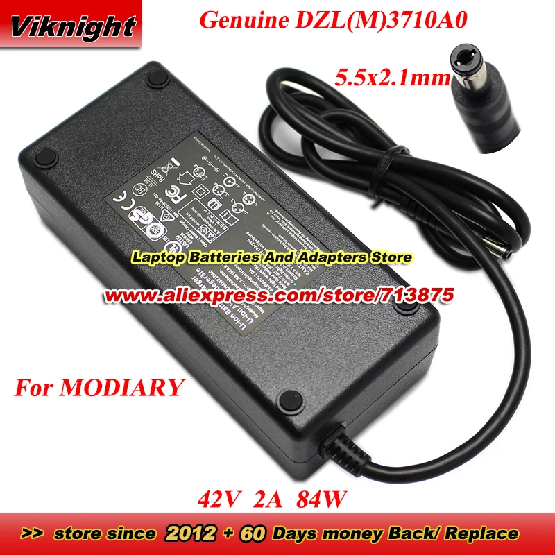 

Genuine 42V 2A 84W DZL(M)3710A0 AC Adapter for GVE GM95-360200-D CHARGER Power Adapter With 5.5x2.1mm Charger