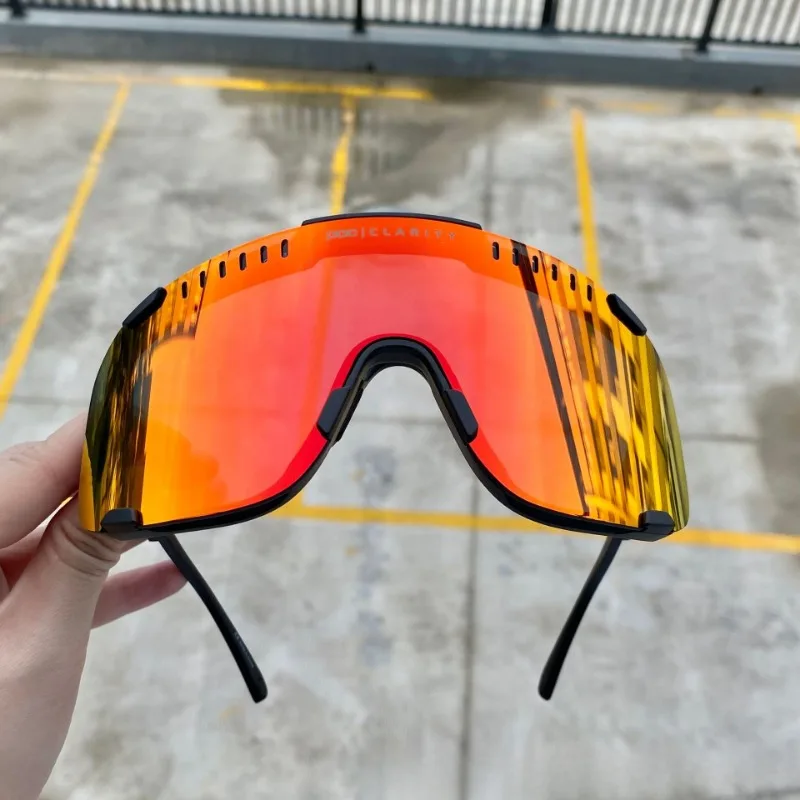 Polarized 4 Lens Cycling Sunglasses Men Women Sport Mountain Bike Bicycle UV400 Glasses MTB Myopia Eye Windproof Eyewear