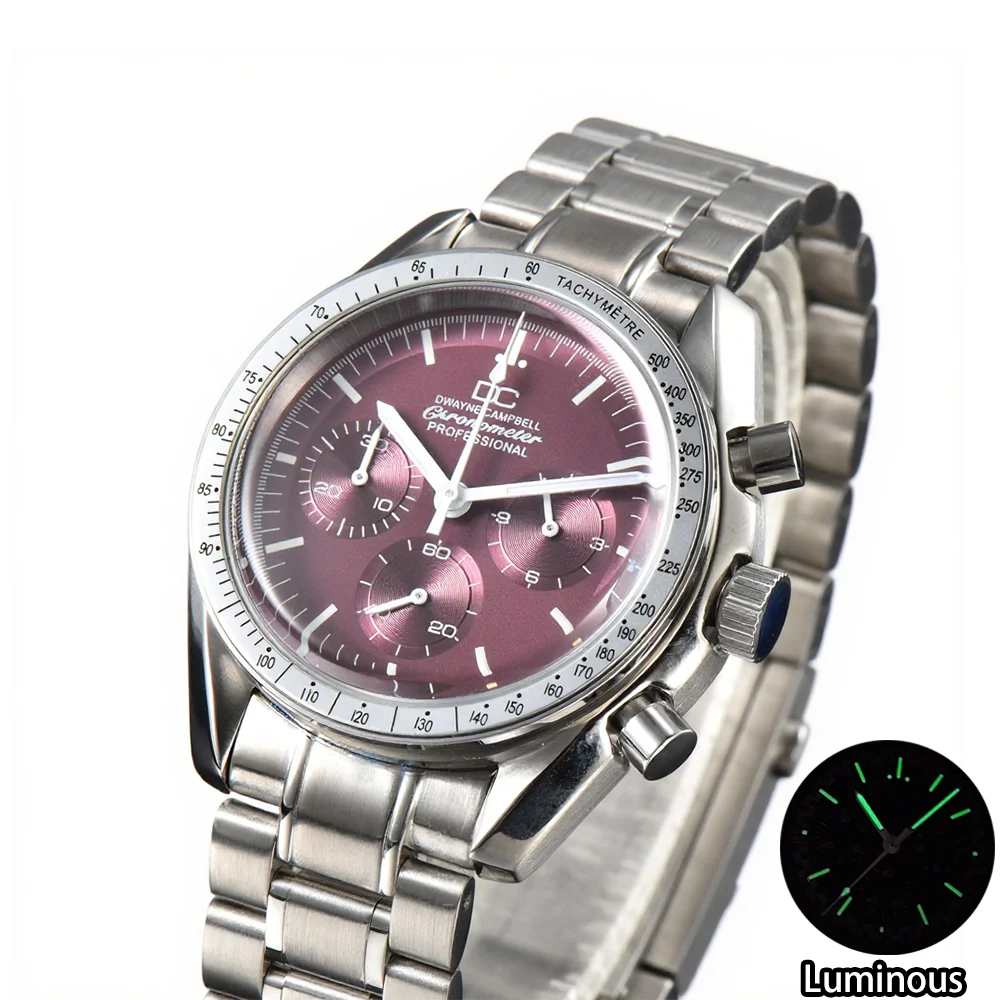 Custom logo VK63 Watch VK63 Movement Men Watches 2024 New Watch Design Waterproof 32.5MM Dial VK63 Chronograph Quartz Watches