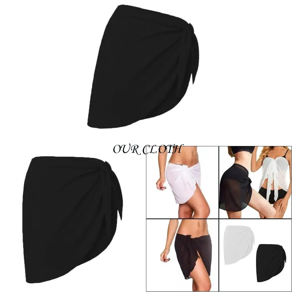 تسبح نساء سارونجس على شاطئ التستر على ملابس السباحة تستر فوق نوبة السباحة تنورة y1ac