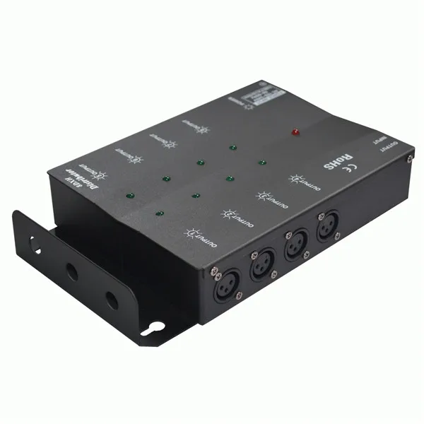 8DXH DMX Distributor DMX512 Controller Lights Console Dimmers for Distributing DMX Stage Equipment and Light Stages Performances