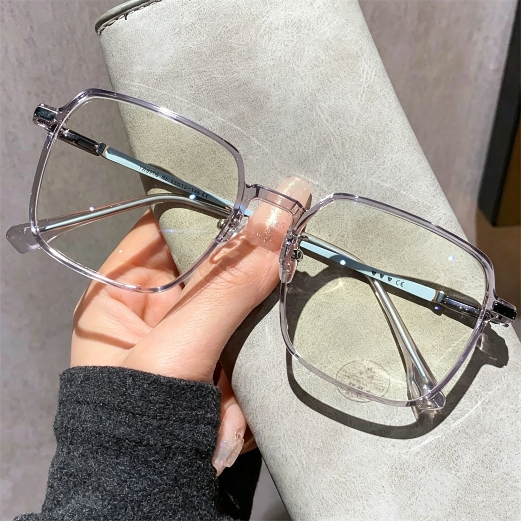 Gaming Accessories Men - Lunettes d'ordinateur anti-radiation, lunettes en métal