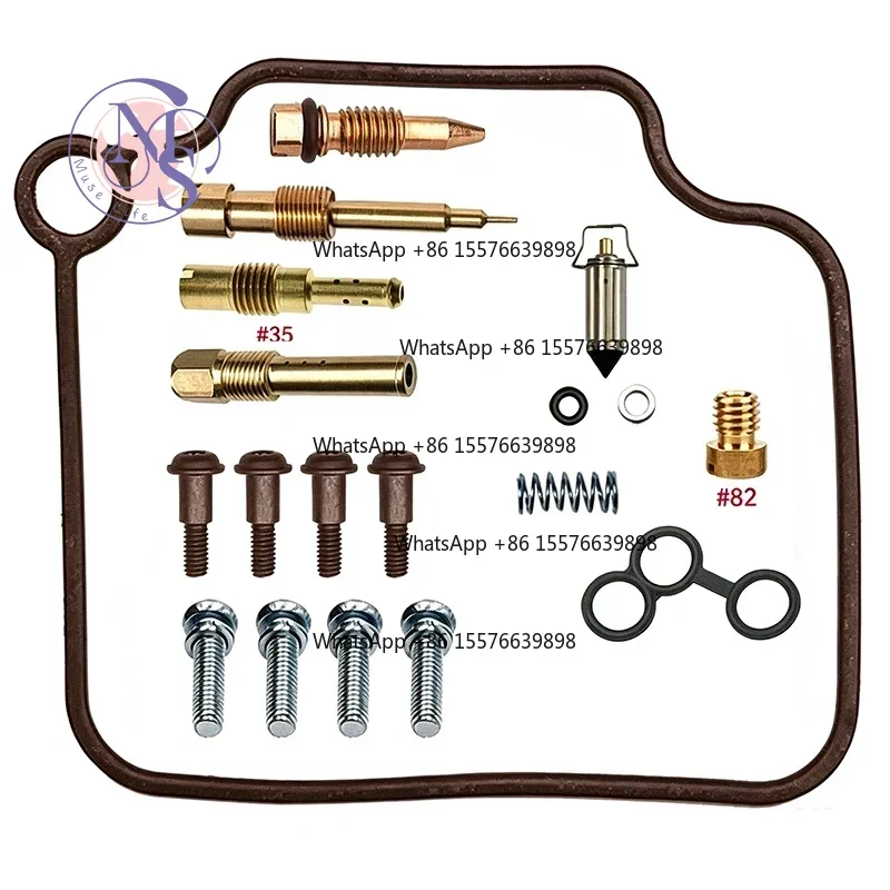 Carburetor Rebuild Repair Kit, Scooter Fuel System Overhaul Spare Set