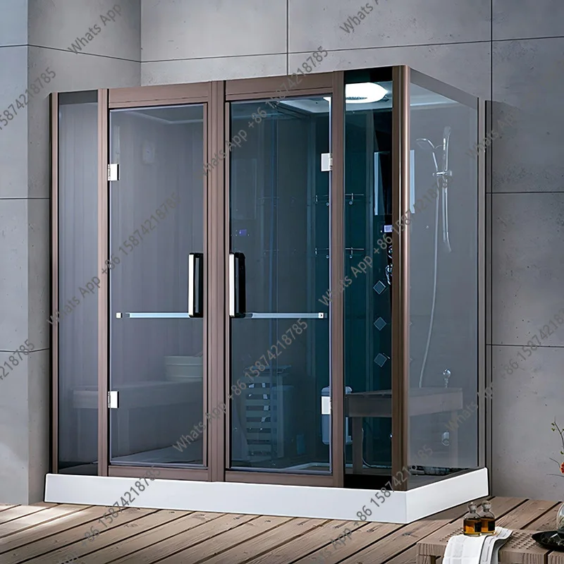 Luxury integrated dry and wet separation integrated shower, steam room, household sauna wet steam  beauty salon, sweat room