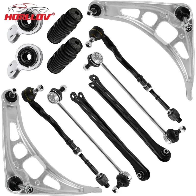 12PCS Suspension Front and Rear Control Arm Kit for BMW 3 Series E46 325i 330i 325Ci 330Ci 323Ci 328Ci 323i 328i Z4 Ball Joint