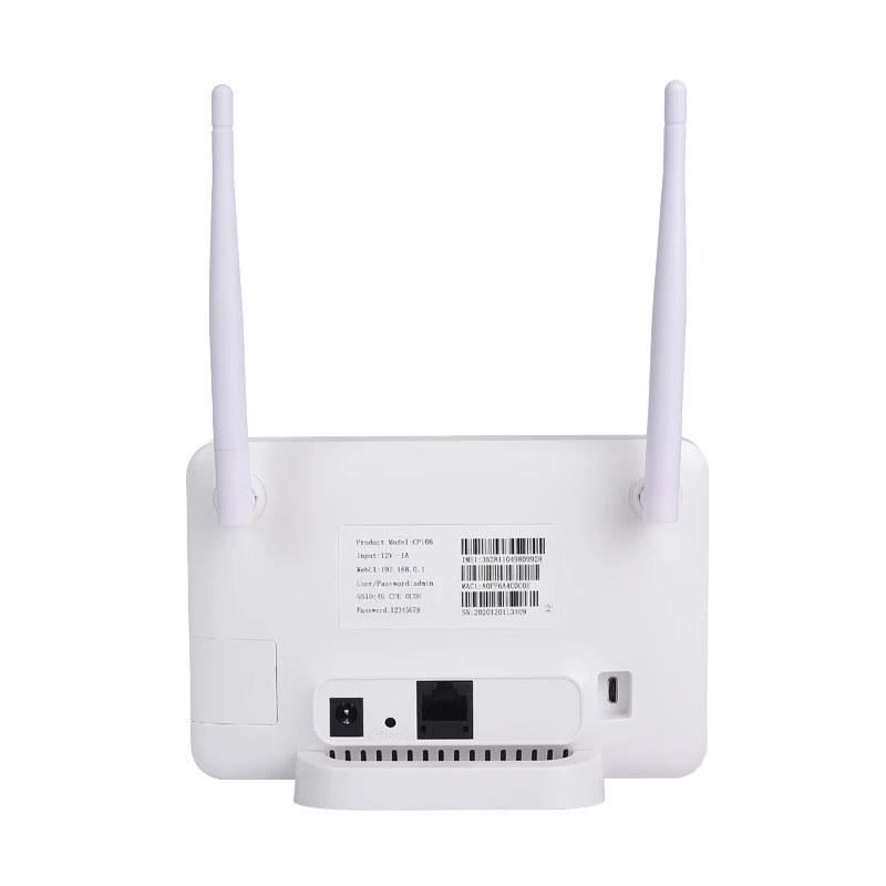 CP106 Universal Unlocked 4G CPE LTE Router Modem RJ45 LAN WAN External Antenna WiFi Wireless Hotspot With Sim Card Slot