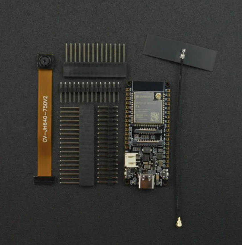 FireBeetle 2 ESP32-S3-U AI Camera Board, 16MB/8MB, WiFi Bluetooth 5, Matter & Mesh Support, All-in-One Kit for Smart Home IoT