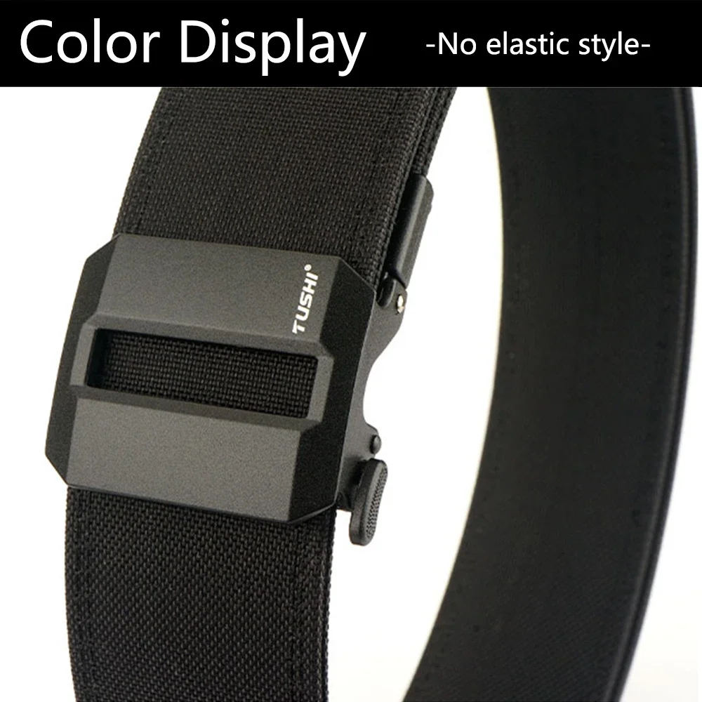 TUSHI Brand 5cm Wide Functional Wind Hanging Gun Shooting Training Belt Men's Versatile Workwear Casual Nylon Automatic Buckle