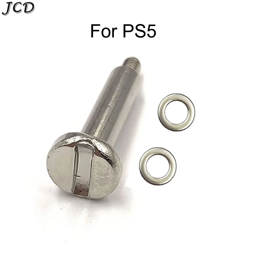 JCD 1Set For PS5 V1 V2 Game Console Sturdy Base Fixing Screw Replacement Vertical Stand Bottom Screw With Shim Pad Repair Kit