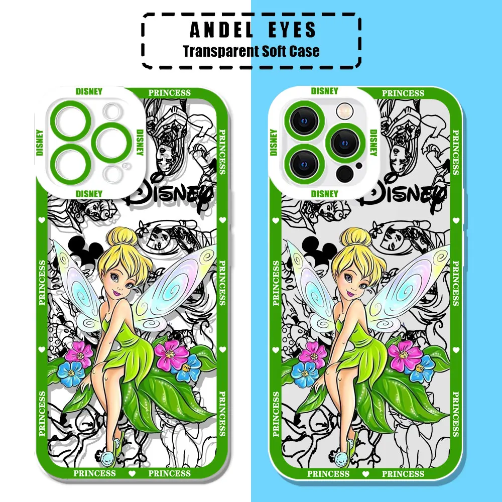 Disney Princess Cute Girl Case For Motorola MOTO G73 G72 G71 G60S G53 G52 G32 G30 G22 G9 Edge 40 Pro Plus Case Transparent Cover