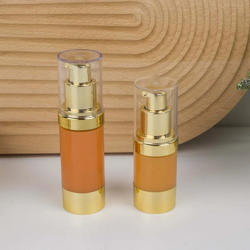 

15ml30ML orange airless plastic bottle lotion emulsion moisture toner foundation essence serum toilet skin care cosmetic packing