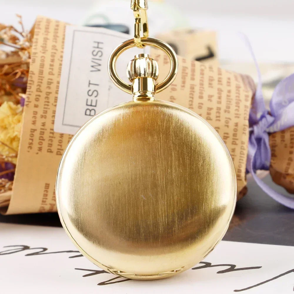 ساعات الجيب الفاخرة خمر الميكانيكية البسيطة الأعمال فوب ووتش قلادة عيد ميلاد ساعة هدية الذكرى السنوية #2