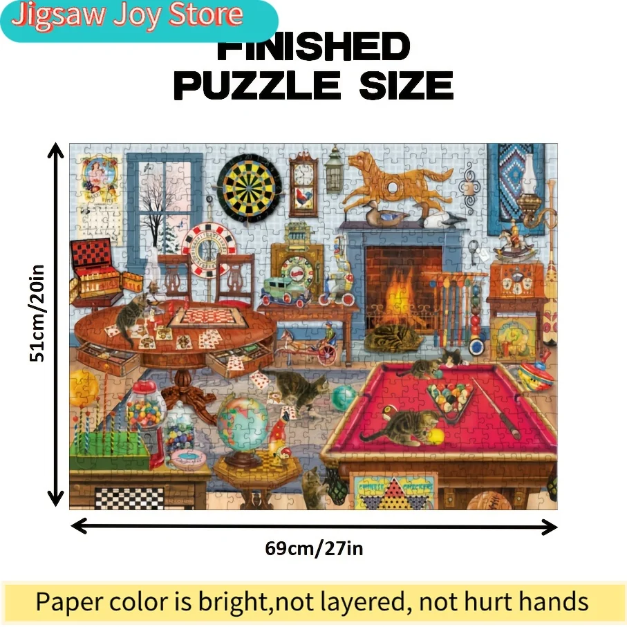 1 scatola () Puzzle di gioco di ping pong |   Divertente, portatile, puzzle in cartone resistente ai graffi per feste e attività, ideale per Chri