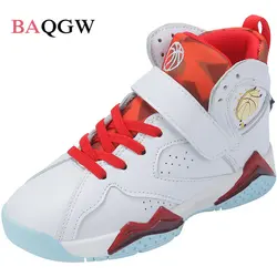 Boys Men Basketball Shoes 2021 New Brand Kids Sneakers Outdoor Big Kids Non-slip Sports Shoes Footwear Shoes Basket Sport