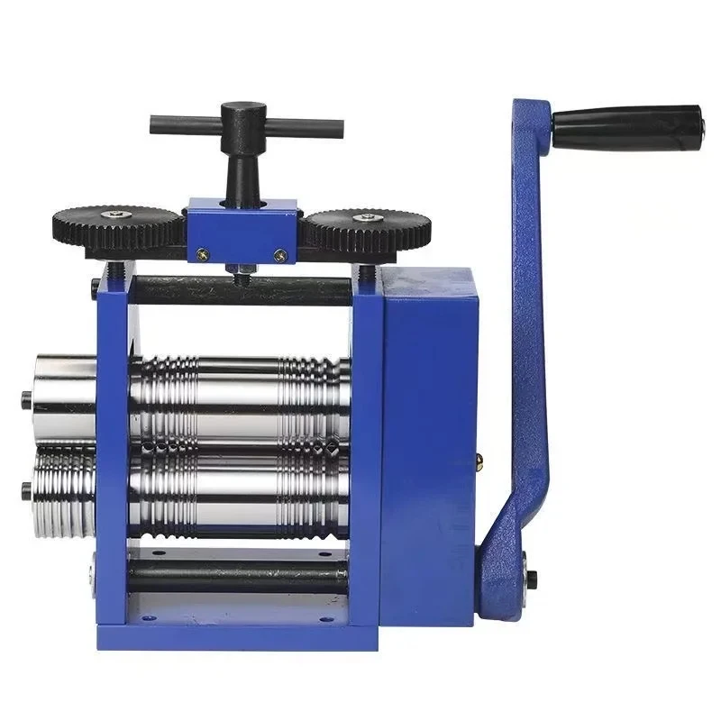 European Hand Crank Manual Jewelry Making Tool Square Semicircle Metal Rolling Mill Hine Box Package