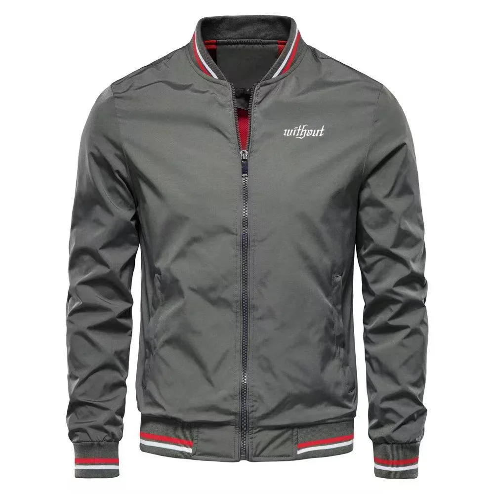 

Men's zippered casual jackets, outdoor sports jackets, men's raincoats, quick-drying jackets, spring and autumn 2025 new release