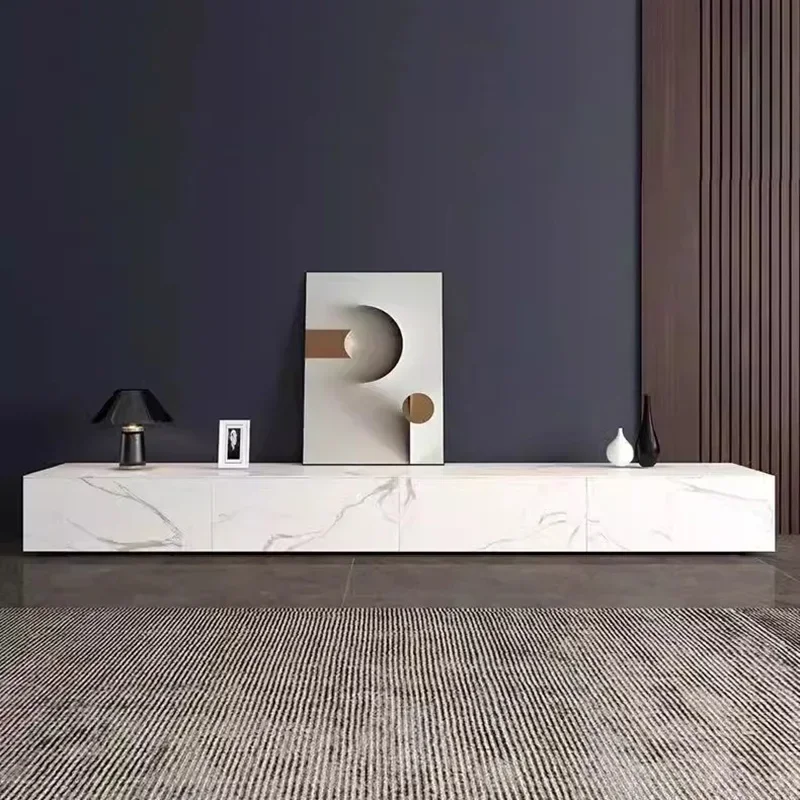 Organizador universal tv stands centro nordic prateleira piso lareira branco nordic salão de tv mesa luxo muebles móveis para casa