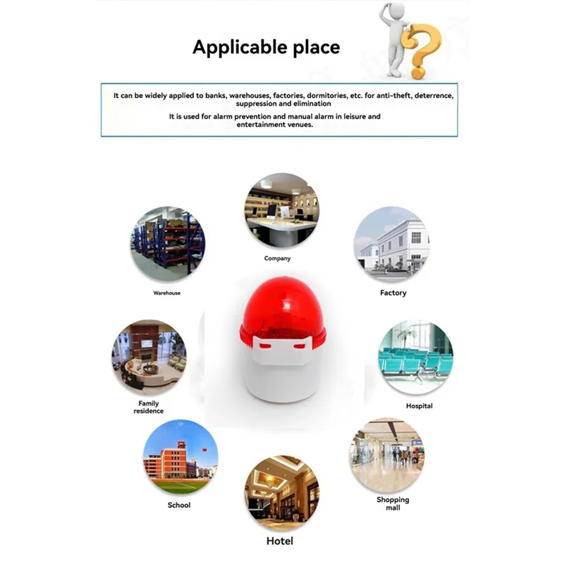 Caregiver Pager Alarm SOS Button Wireless Sound And Light Alarm For Seniors Toilet Bathroom -[A49T]