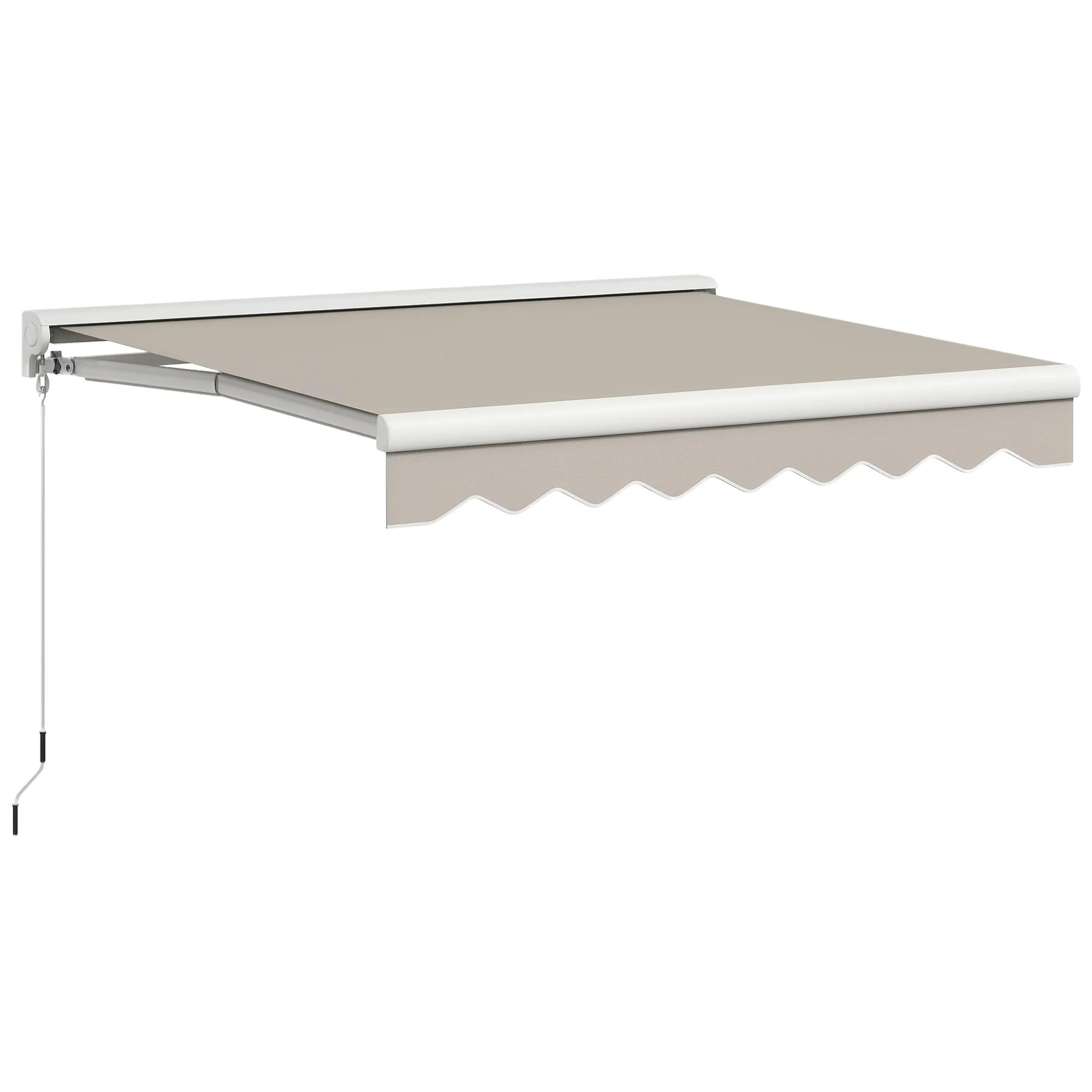 Outsunny Toldo Retráctil Eléctrico o Manual 250x200 cm con Mando a Distancia