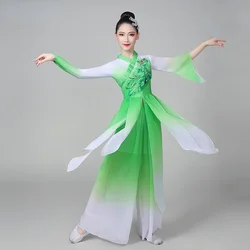 Classical National Yangko Costumes for Women Ancient Chinese Folk Dance Traditional Fan Dance Outfit Yangko Performance Clothing