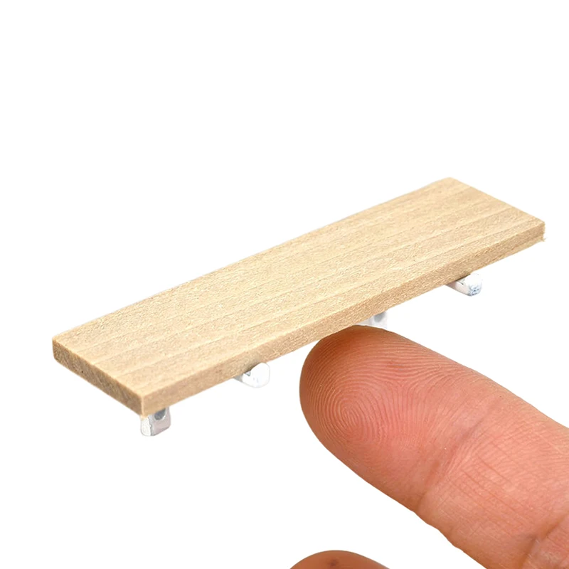 [JN]1:12 Dollhouse Miniature Wood Wall Shelf Hanging Storage Rack Dollhouse Furniture Decoration Toys Dolls House