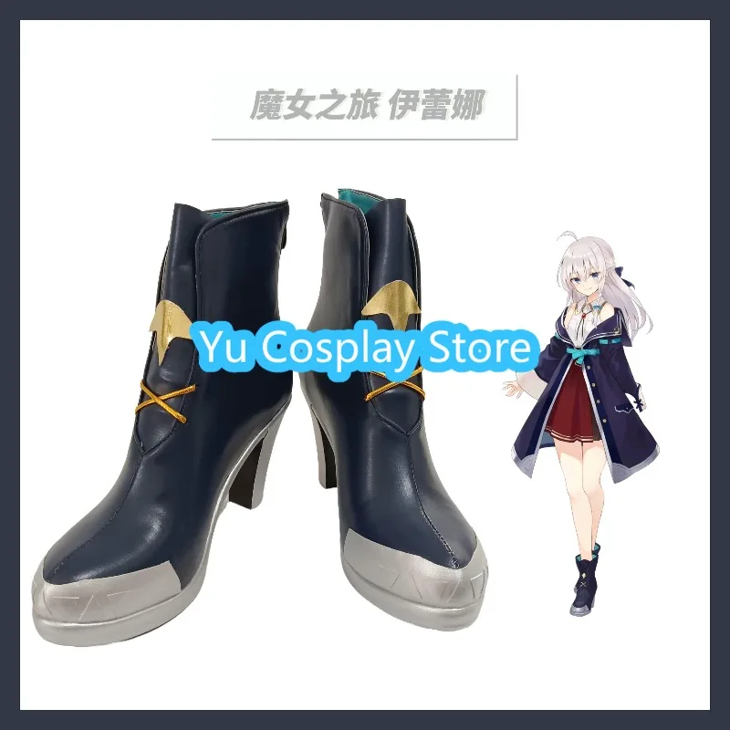 

Yu Cosplay Store Elaina Cosplay Shoes Anime Cosplay Shoes Boots Halloween Costumes Props