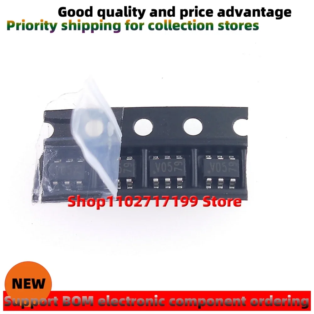 100PCS/LOT SRV05-4ATCT Silkscren V05 SOT-23-6 New ESD/TVS electrostatic protection diode