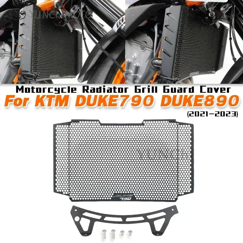 For KTM Duke 790 /   890 2022-2023  Motorcycle Radiator Grill Protection Cover  Engine Cooling Protector 