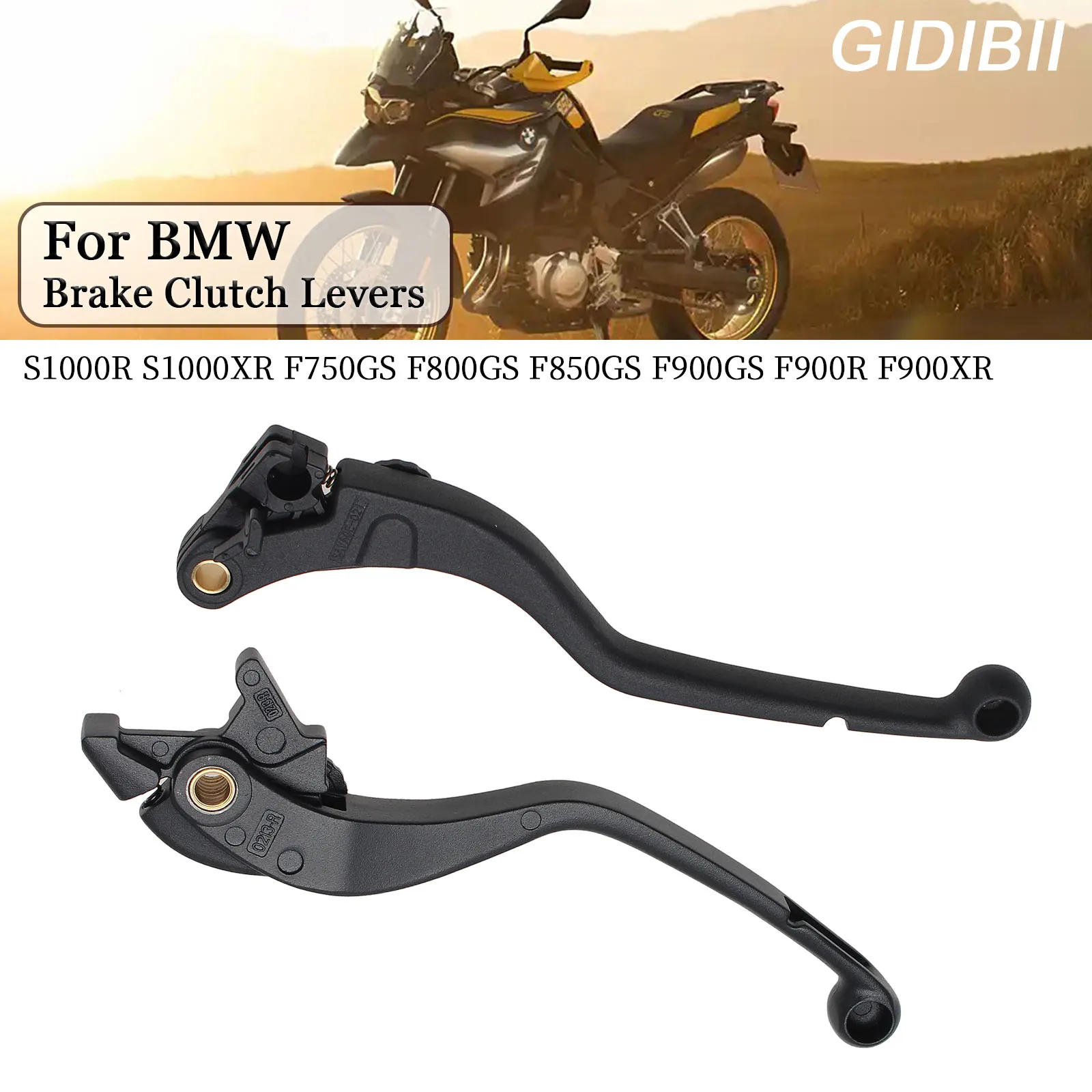 

Front Brake Clutch Levers Motorcycle Control Handles For BMW S1000R S1000XR F750GS F800GS F850GS F900GS F900R F900XR 2017-2024