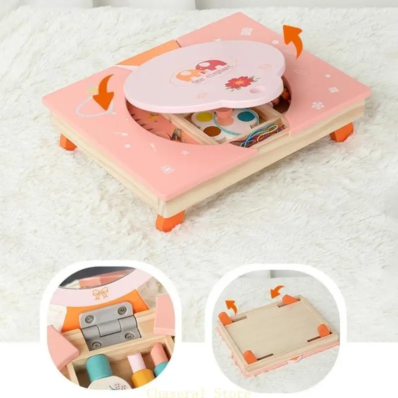 e7ce girl pretend makeup play comb encut simulation ความงามของขวัญวันเกิดเจ้าหญิง-ทำสำหรับเด็กอายุ 2-6 ปี