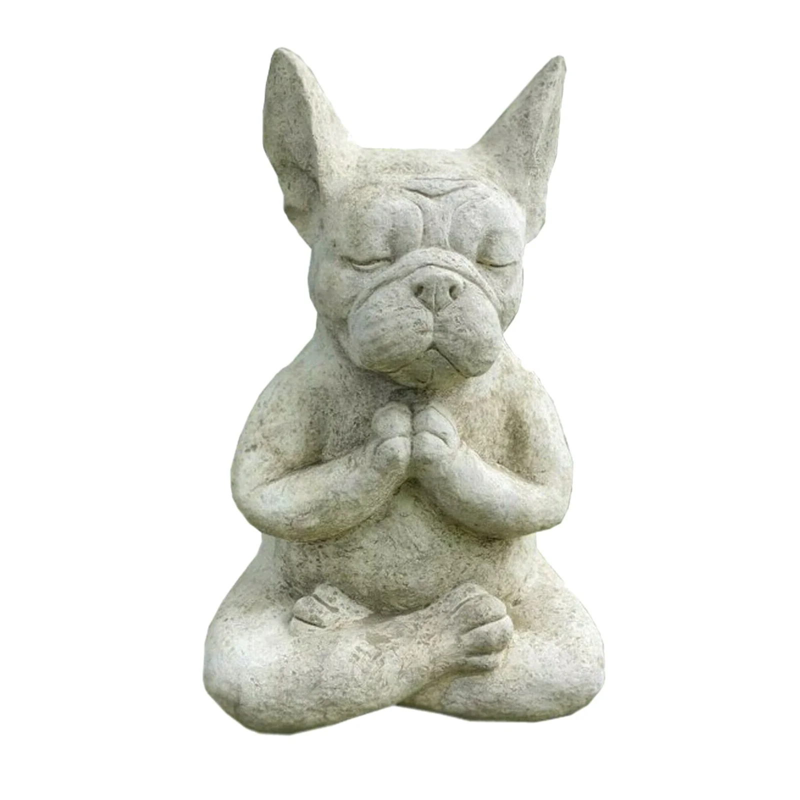 Garden French Bulldog Decoration Statue Garden Courtyard Lawn Decoration Resin Crafts Outdoor Decoration