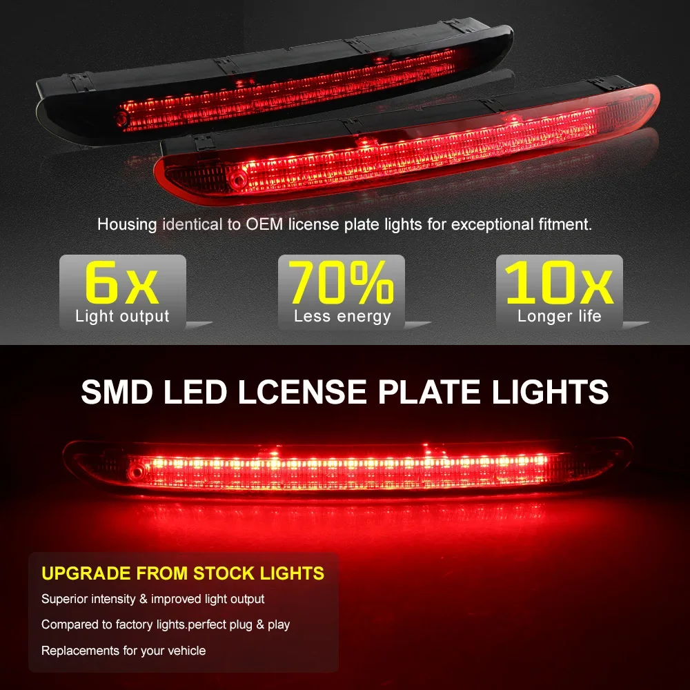 3RD Car LED Rear Third Stop Lights Rear Additional Brake Light For Volkswagen Golf 6 Golf 7 Mk6 Polo Hatchback 6R 5K0945087B C D