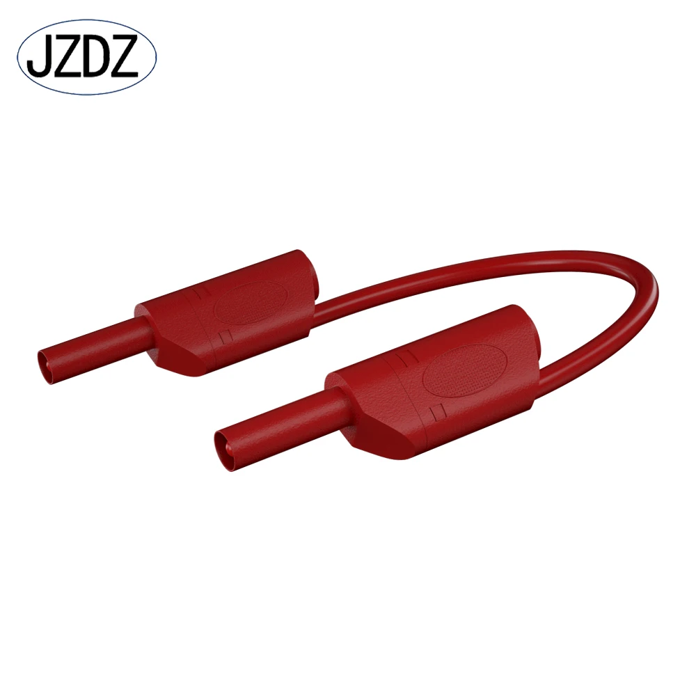 Imagem -06 - Jzdz-multímetro Test Leads mm Banana Plug Empilhável Linha de Cabos Totalmente Isolados Jump Wire Ferramentas de Teste Elétrico 70016 Pcs