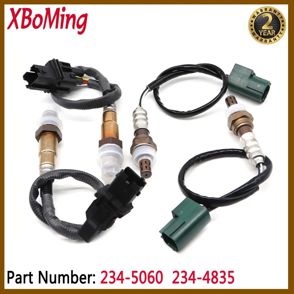 4PCS 234-5060 234-4835 Lambda O2 Oxygen Sensor For Infiniti QX56 For Nissan Armada Titan V8-5.6 2004-2006 Upstream&Downstream