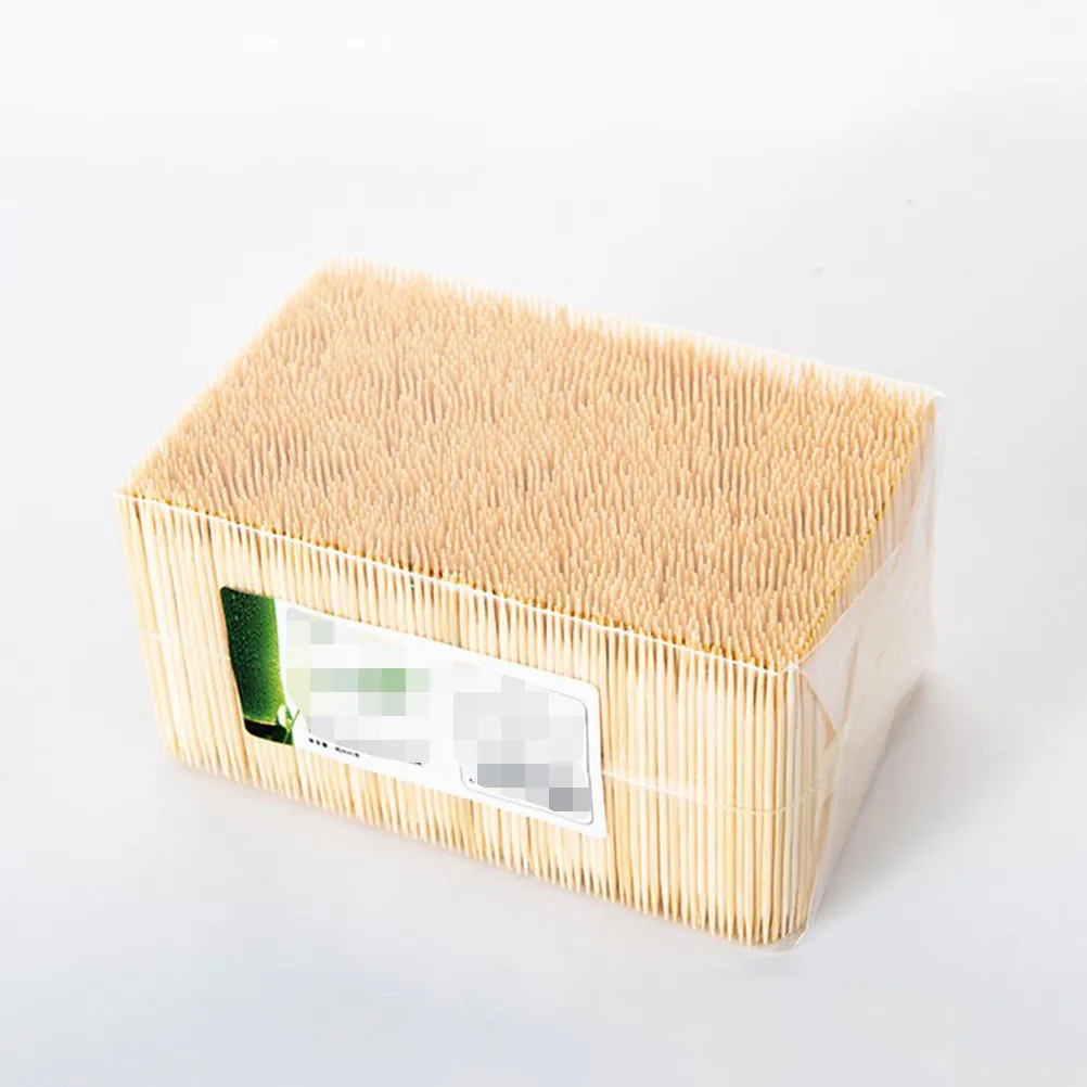 3500Pcs Disposable Bamboo Toothpicks Food Safe Sanitary Smooth Comfortable Home Restaurant Kitchen Essential Fruits Pickers