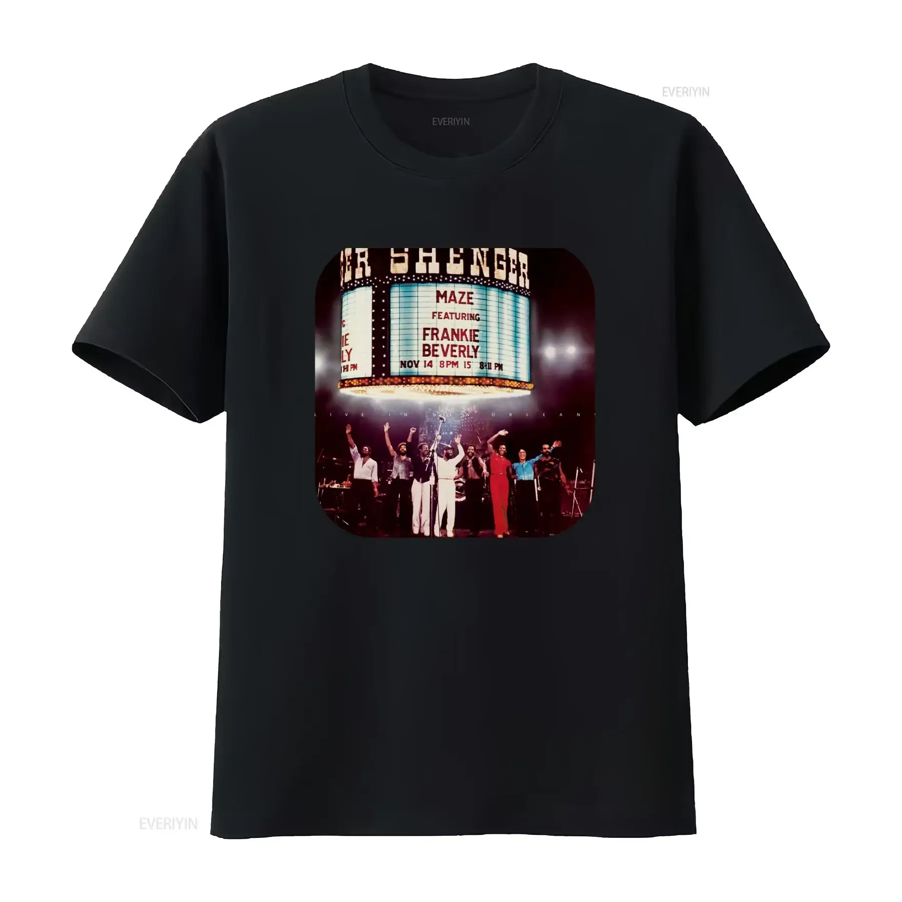 Maze Featuring Frankie Beverly Tour Vintage Style T Shirt Available in All Sizes from S to 4XL vintage Washed Breathable