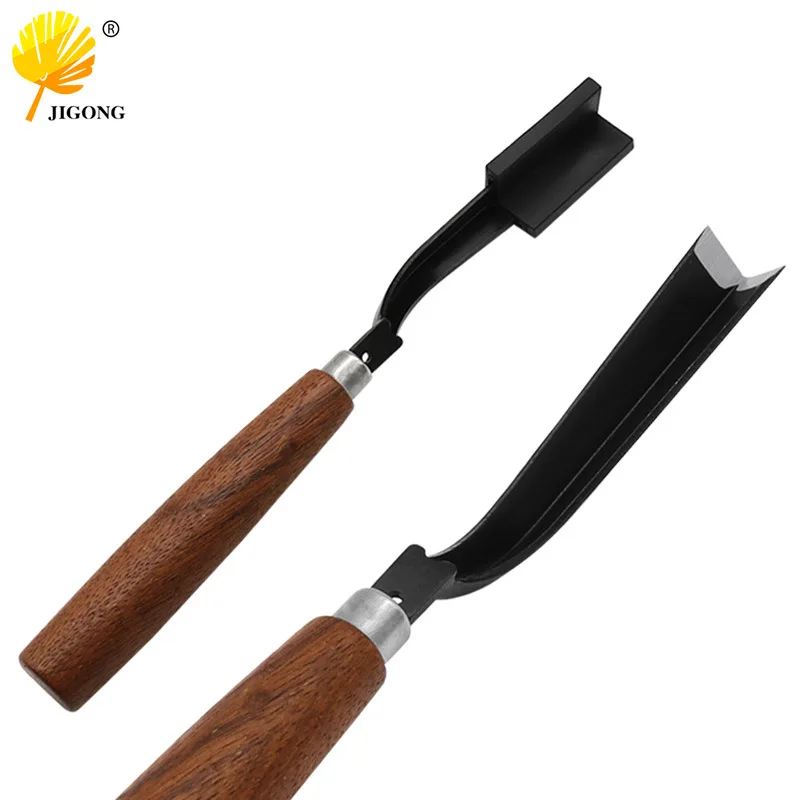 V-shaped rubber tree tapping knife, 90-degree sharp cutting edge of carbon steel raw material, smooth tapping, with cutting edge
