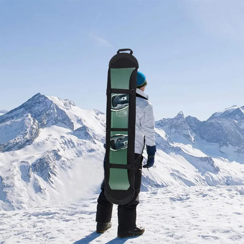 

Ski bag veneer protective cover waterproof wear-resistant snowboard bag double strap snowboard bag dumpling leather veneer bag