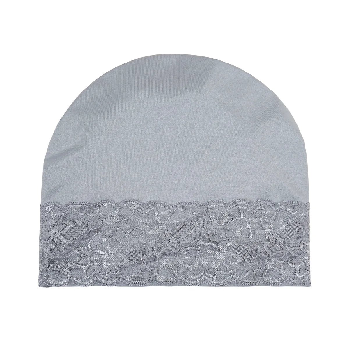 Muslimische Hijab-Innenmütze, Damen-Spitzen-Chemo-Kappe, Blumenmütze, Stretch-Unterhaube, Haarverlust-Kopftuch, Kopfwickel, Turbante Mujer – Detail 3