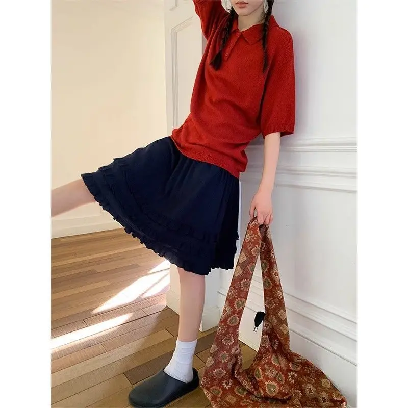 

Skirts Womens Streetwear Wholesale Pleated Vintage Spring Maxi Party Female Beach Street Bohemian Satin Silk Cotton Loose Femme