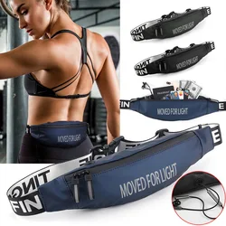 Fanny Pack Black Waterproof Money Belt Bag Men Women Sport Belt Male Waist Bags for Phone Travel Luxury Brand Wallet