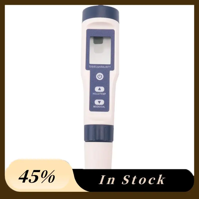 

2025 Trend5 In 1 Temperature Meter TDS/EC/PH/SALT /Salinity Water Quality Monitor Tester For Aquarium Acidimeter