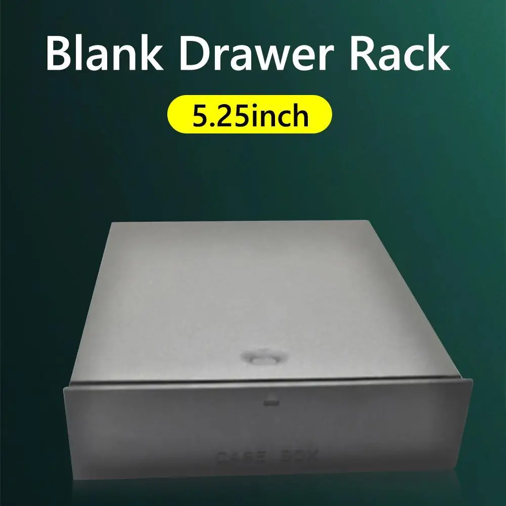 Blank Drawer Rack Hard Disk Enclosure Computer 5.25 inch Hard Drive Blank Drawer Rack Box for Desktop